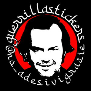 guerrilla stickers 地下通信